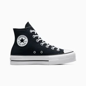 Converse Black and White High-Top Sneakers Classic Design